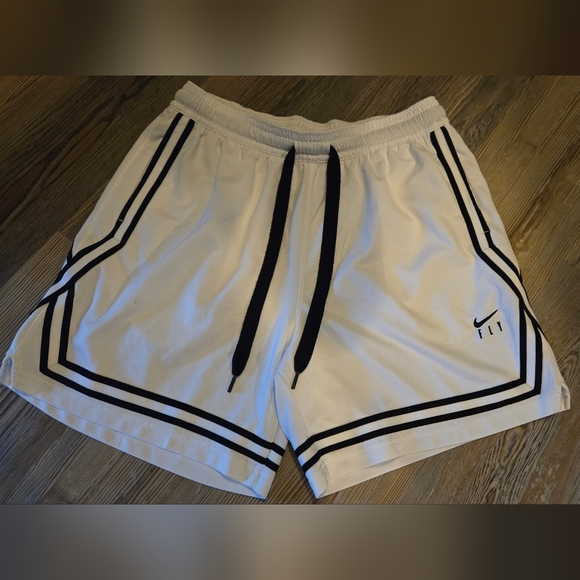 Nike Pants - Nike, Women's size Large,.Basketball Shorts, Black and White, Barely Worn